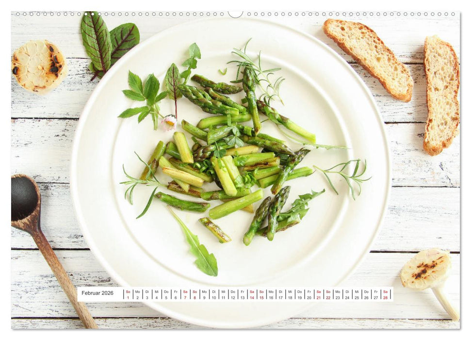 Köstlicher Spargel (CALVENDO Premium Wandkalender 2026)