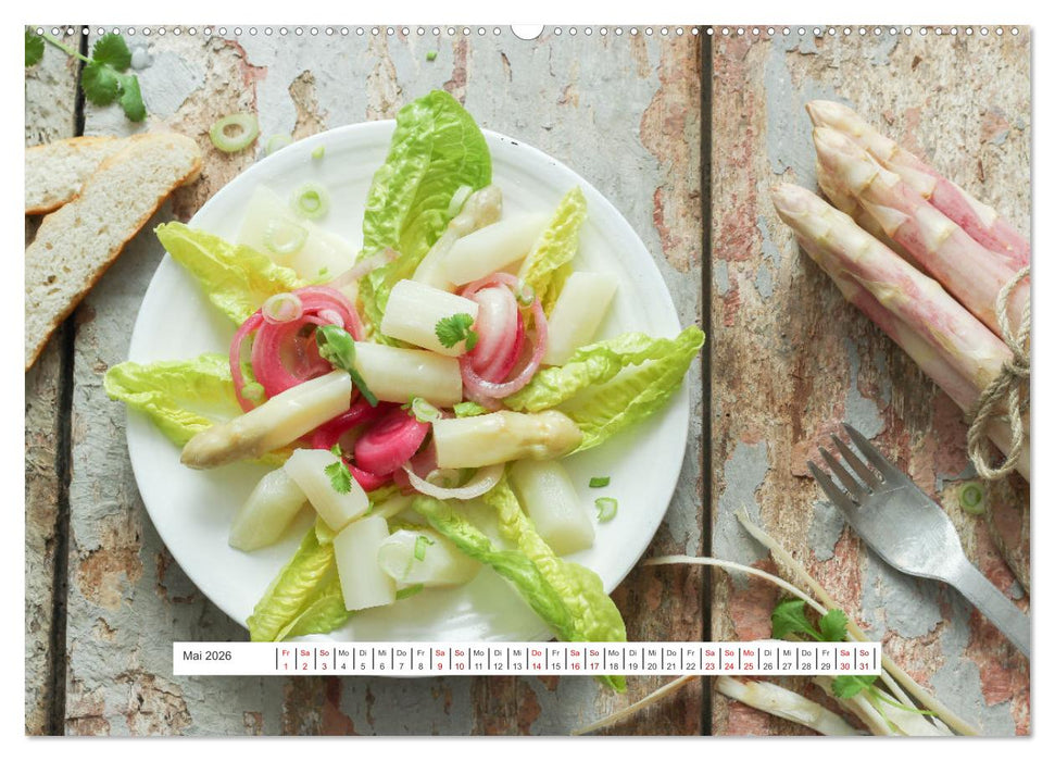 Köstlicher Spargel (CALVENDO Wandkalender 2026)