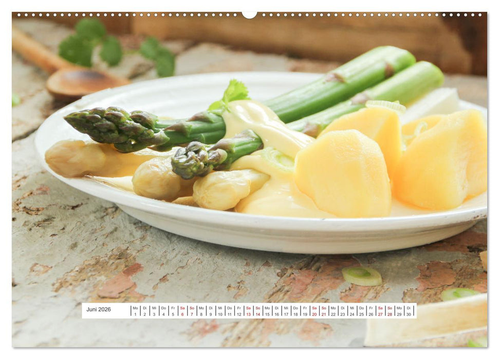Köstlicher Spargel (CALVENDO Wandkalender 2026)