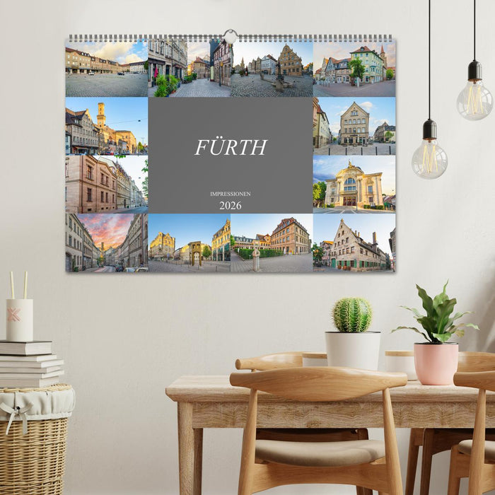 Fürth Impressionen (CALVENDO Wandkalender 2026)