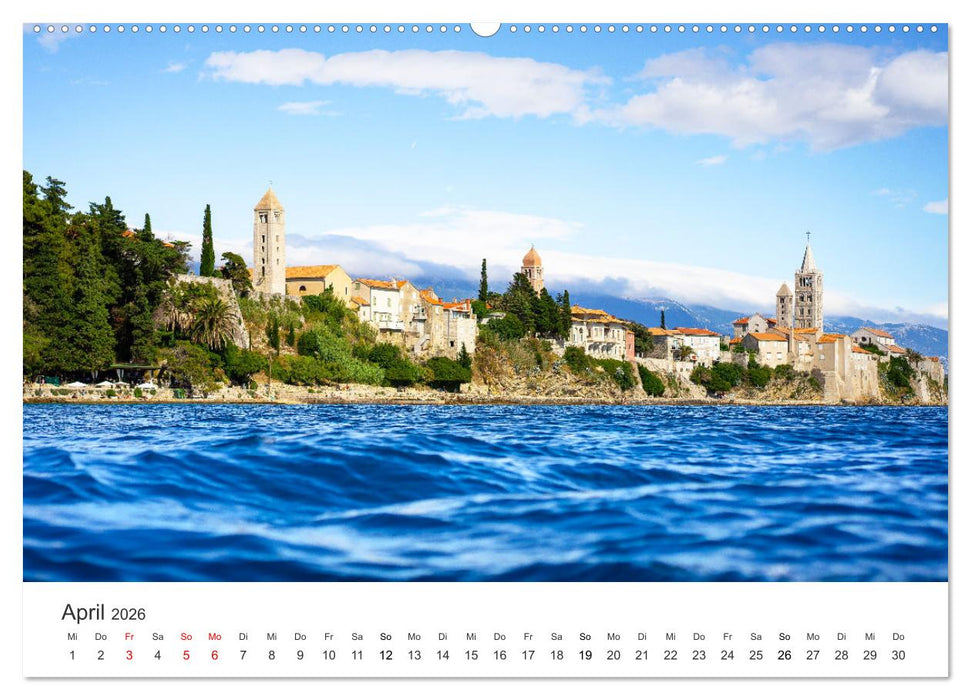Malerisches Kroatien (CALVENDO Wandkalender 2026)