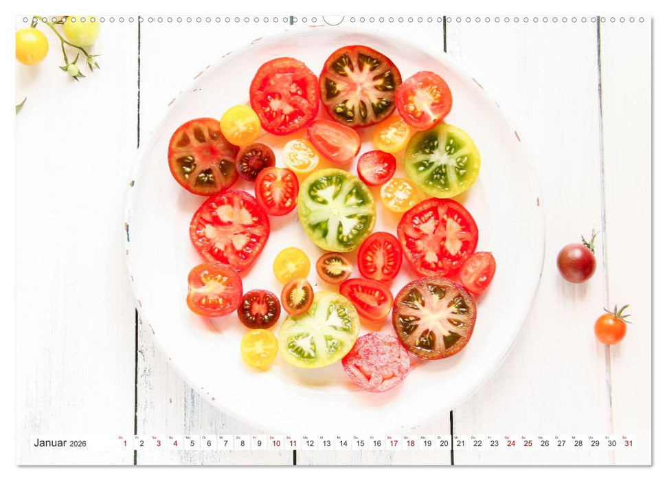 Alte Historische Tomaten (CALVENDO Wandkalender 2026)