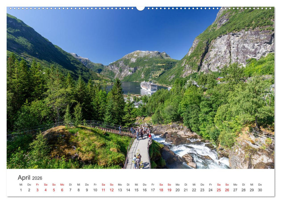 Norwegen in Bildern (CALVENDO Wandkalender 2026)