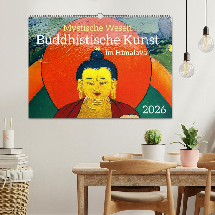 Mystische Wesen – Buddhistische Kunst im Himalaya (CALVENDO Wandkalender 2026)