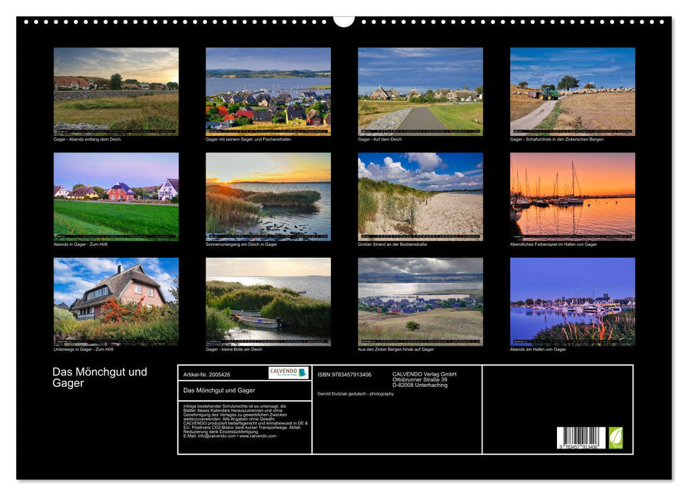 Das Mönchgut und Gager (CALVENDO Wandkalender 2026)