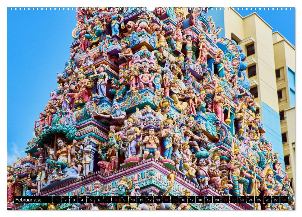 Singapur - Tradition trifft Moderne (CALVENDO Wandkalender 2026)