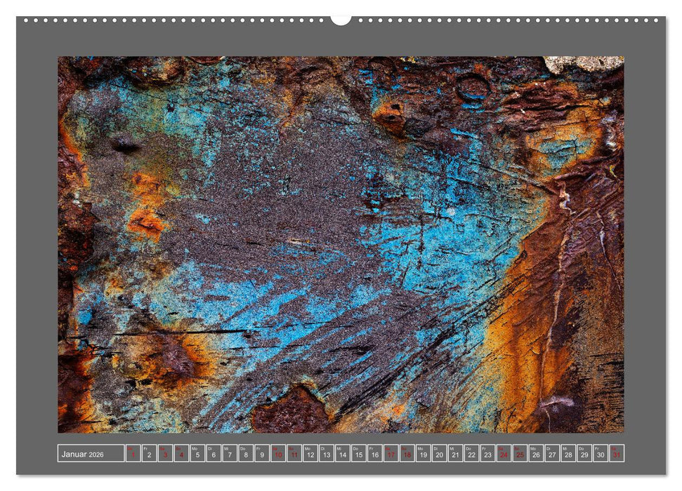 Rost - Ästhetik der Vergänglichkeit (CALVENDO Premium Wandkalender 2026)
