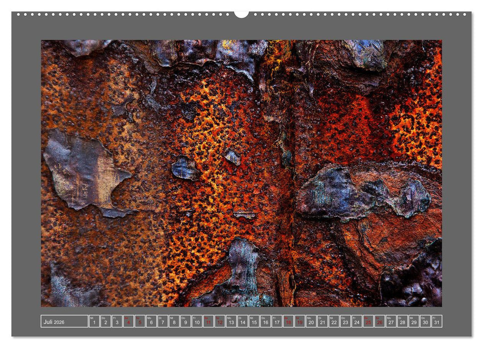 Rost - Ästhetik der Vergänglichkeit (CALVENDO Premium Wandkalender 2026)