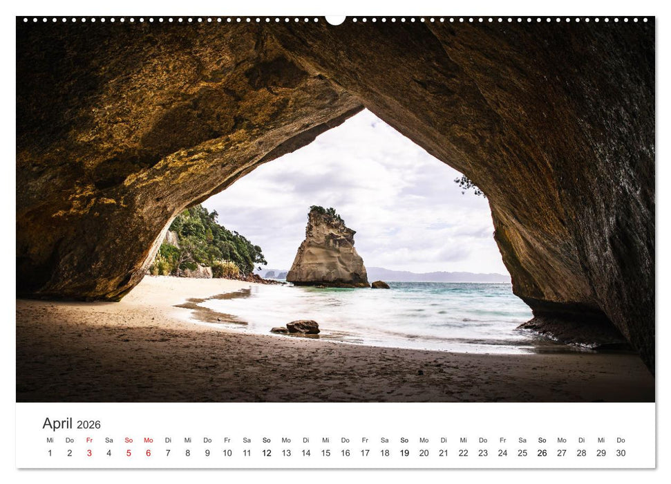Naturschauspiel Neuseeland (CALVENDO Wandkalender 2026)