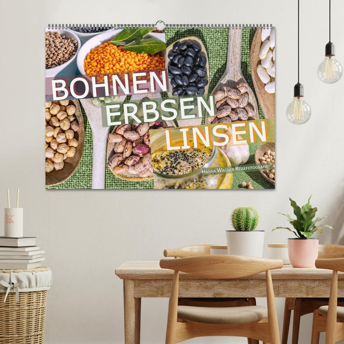 Bohnen Erbsen Linsen (CALVENDO Wandkalender 2026)