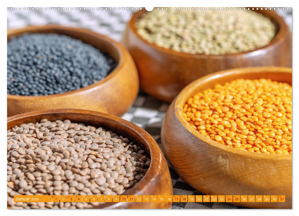 Bohnen Erbsen Linsen (CALVENDO Wandkalender 2026)