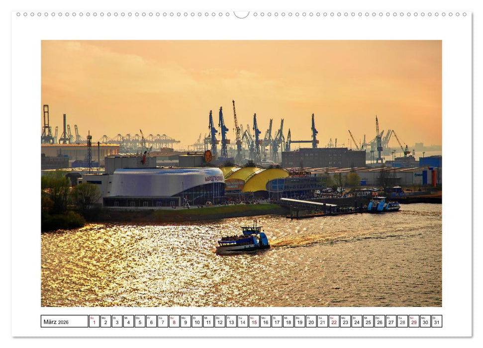 Hamburg sehen, fühlen und lieben (CALVENDO Wandkalender 2026)