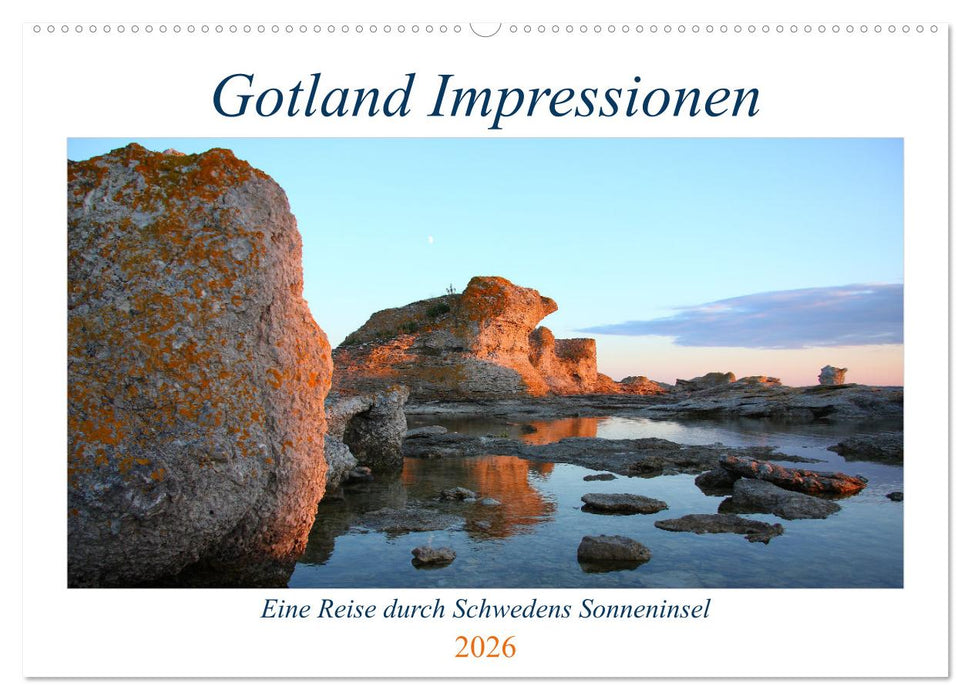 Gotland Impressionen (CALVENDO Wandkalender 2026)