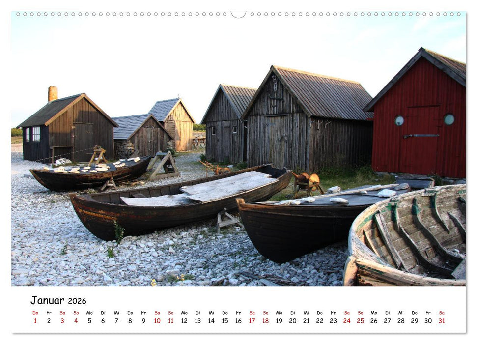 Gotland Impressionen (CALVENDO Wandkalender 2026)