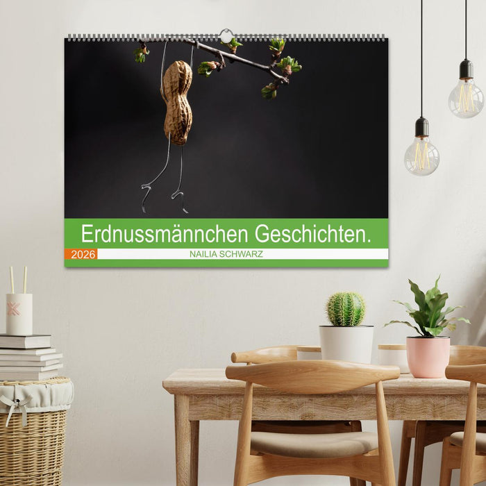 Erdnussmännchen Geschichten. (CALVENDO Wandkalender 2026)