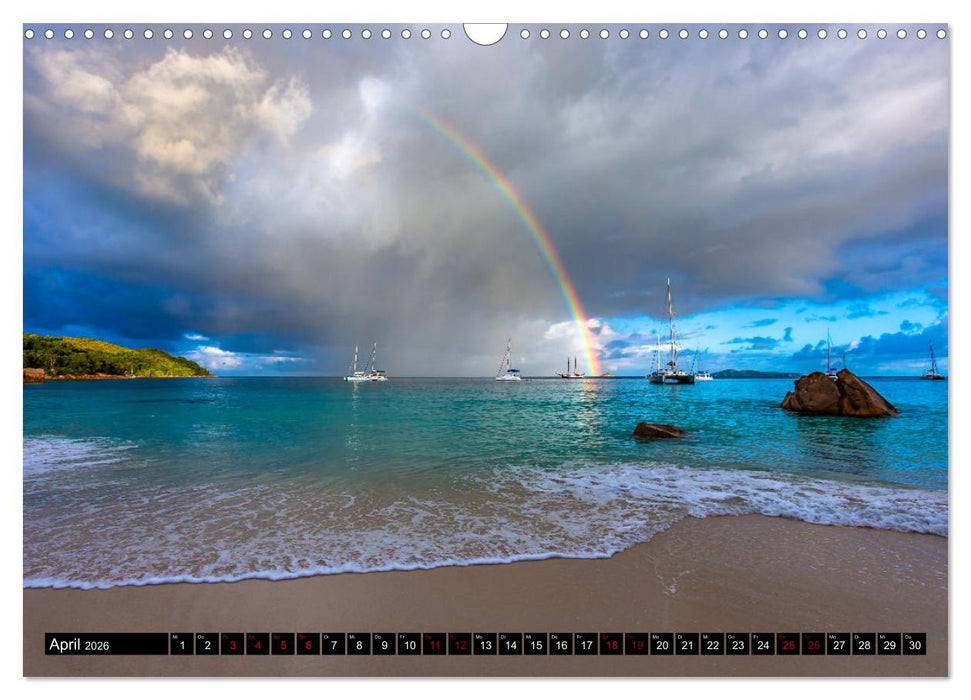 Seychellen - Das wahre Paradies (CALVENDO Wandkalender 2026)