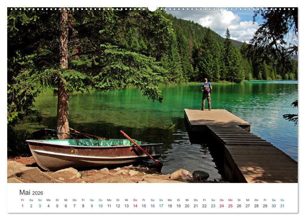 Reise durch Alberta und British Columbia (CALVENDO Wandkalender 2026)