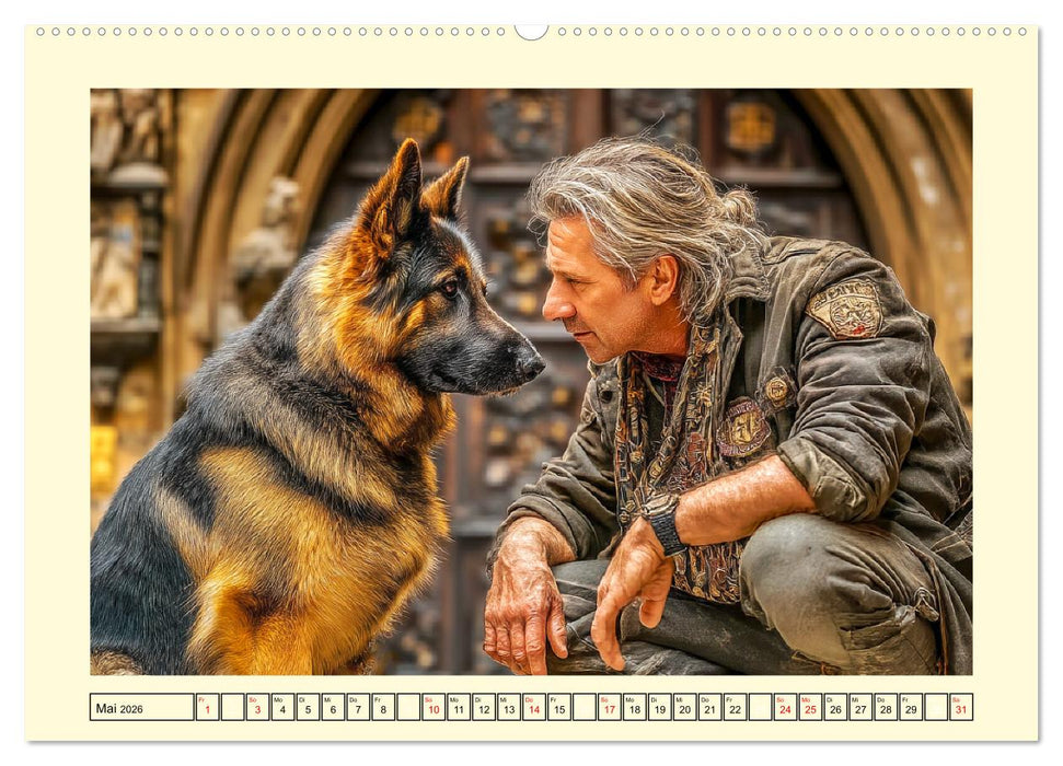 Deutscher Schäferhund. Familienheld, Sportskanone und loyaler Diensthund (CALVENDO Wandkalender 2026)