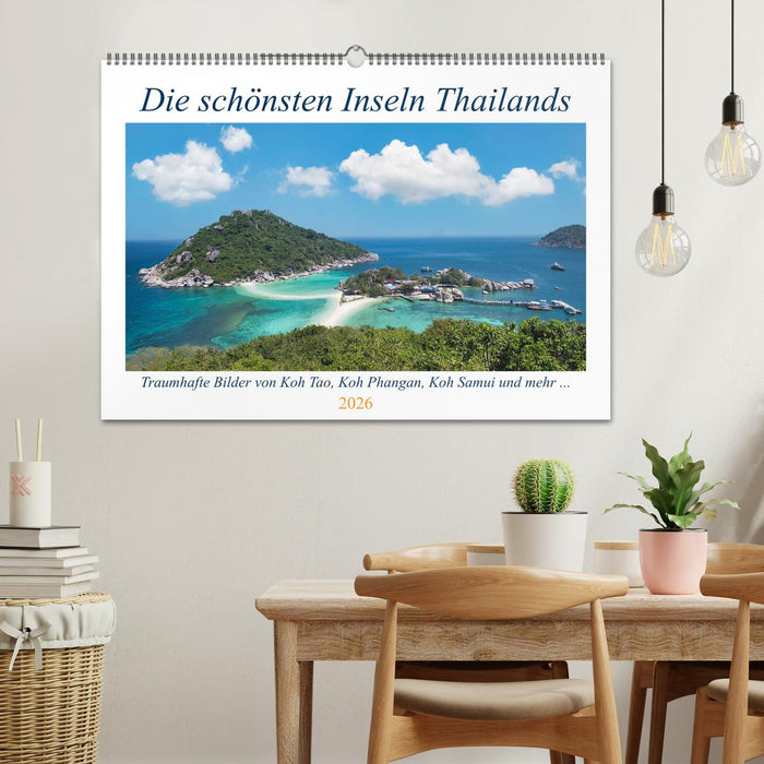 Die schönsten Inseln Thailands (CALVENDO Wandkalender 2026)