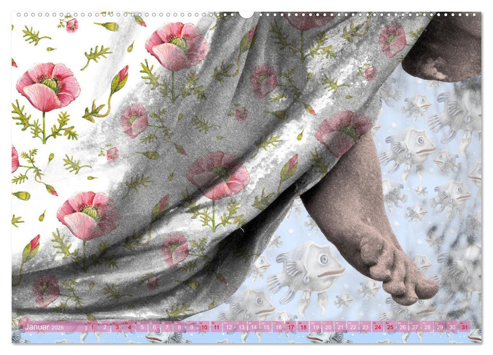 DIE SEELE IM STEIN (CALVENDO Wandkalender 2026)