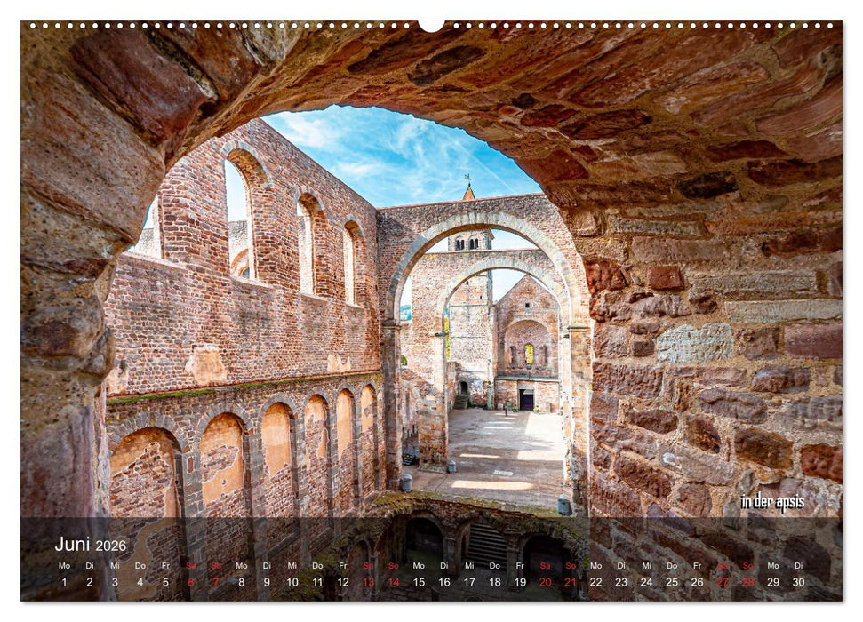 stiftsruine zu bad hersfeld (CALVENDO Wandkalender 2026)