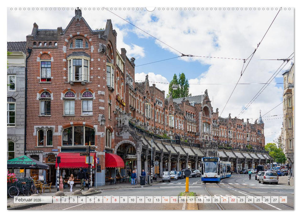 Amsterdam - Hauptstadt der Niederlande (CALVENDO Wandkalender 2026)