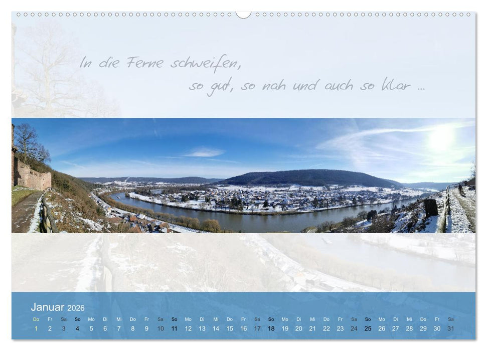 Main Rundblick (CALVENDO Wandkalender 2026)