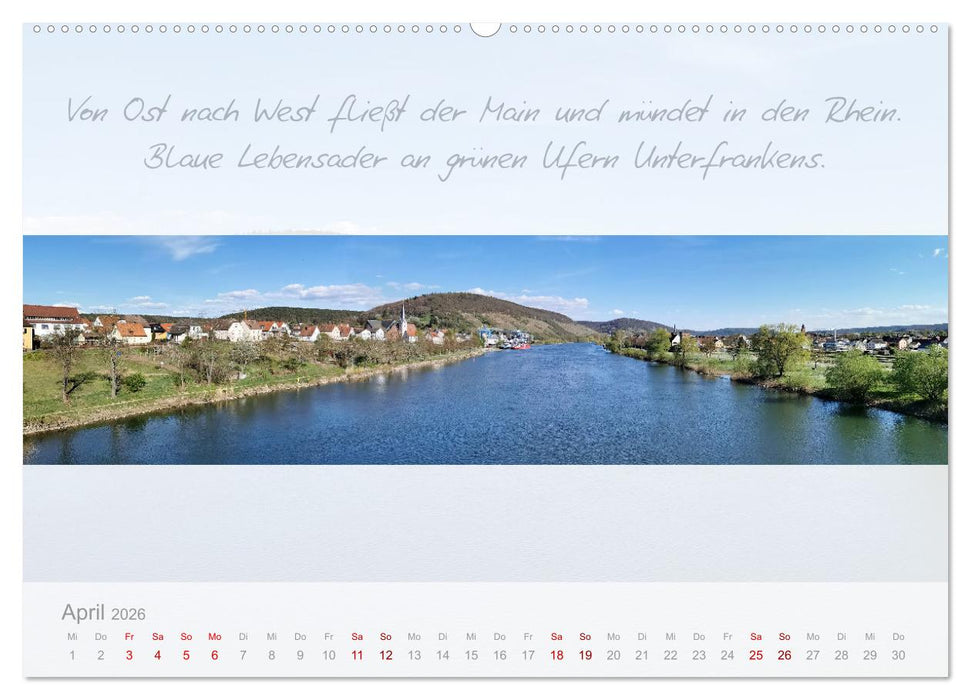 Main Rundblick (CALVENDO Wandkalender 2026)