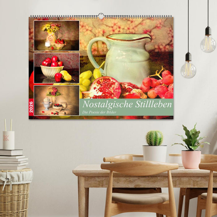 Nostalgische Stillleben. Die Poesie der Bilder (CALVENDO Wandkalender 2026)