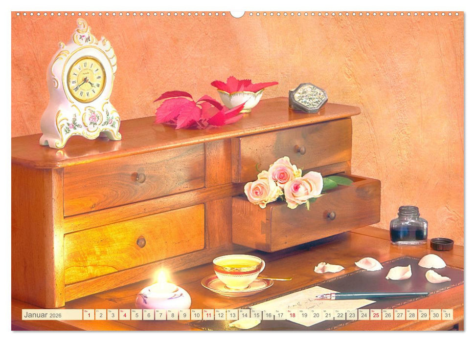 Nostalgische Stillleben. Die Poesie der Bilder (CALVENDO Wandkalender 2026)