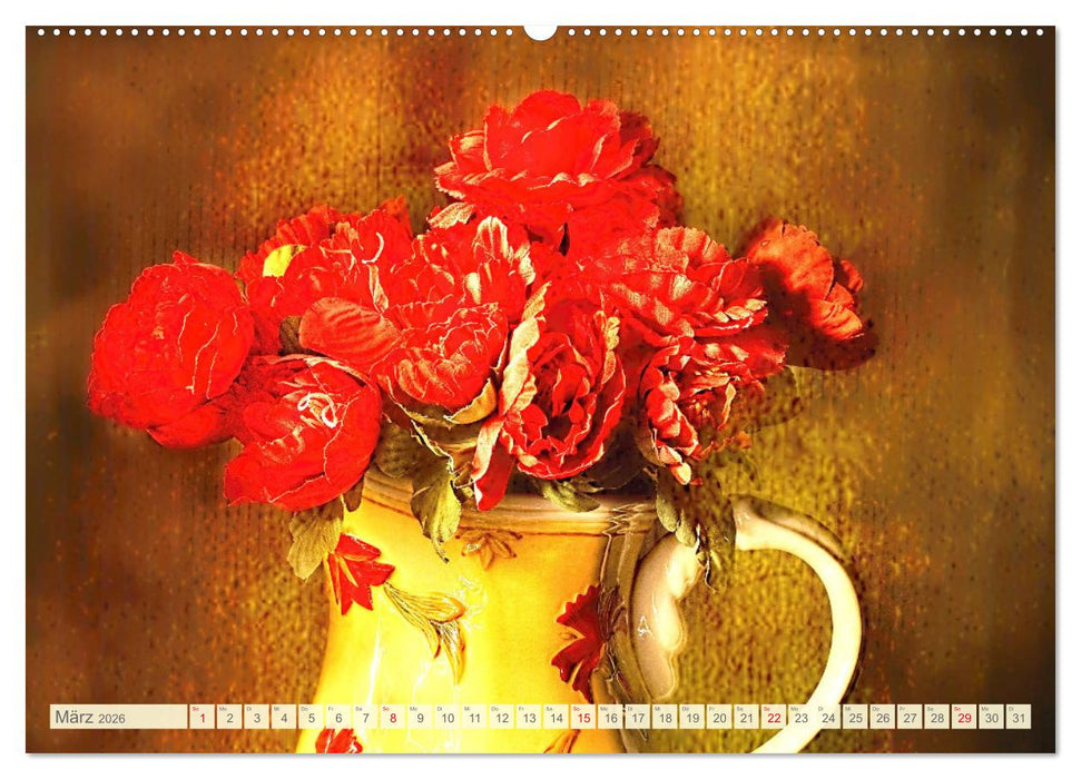 Nostalgische Stillleben. Die Poesie der Bilder (CALVENDO Wandkalender 2026)