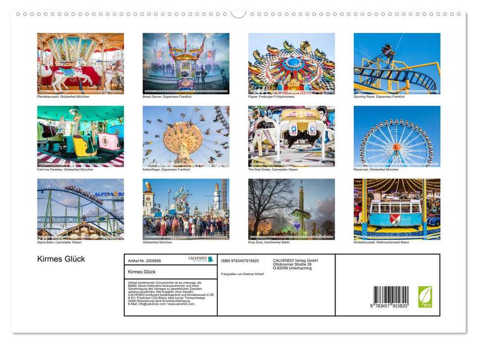 Kirmes Glück (CALVENDO Wandkalender 2026)