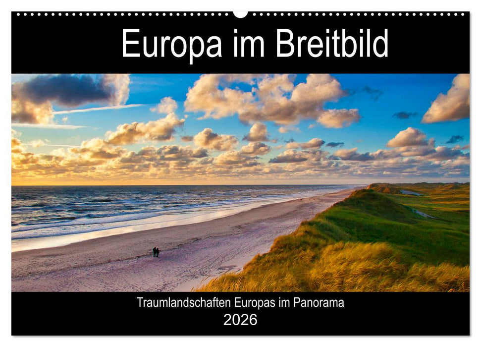 Europa im Breitbild (CALVENDO Wandkalender 2026)