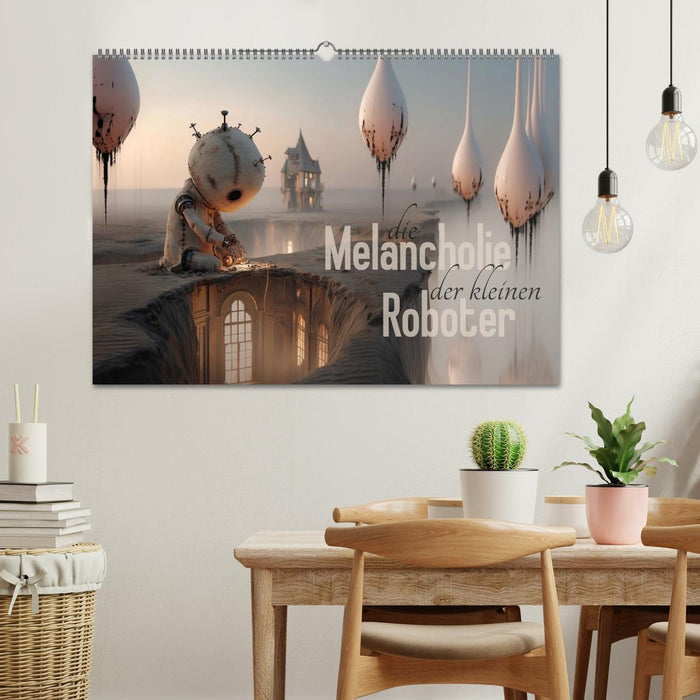 Die Melancholie der kleinen Roboter (CALVENDO Wandkalender 2026)