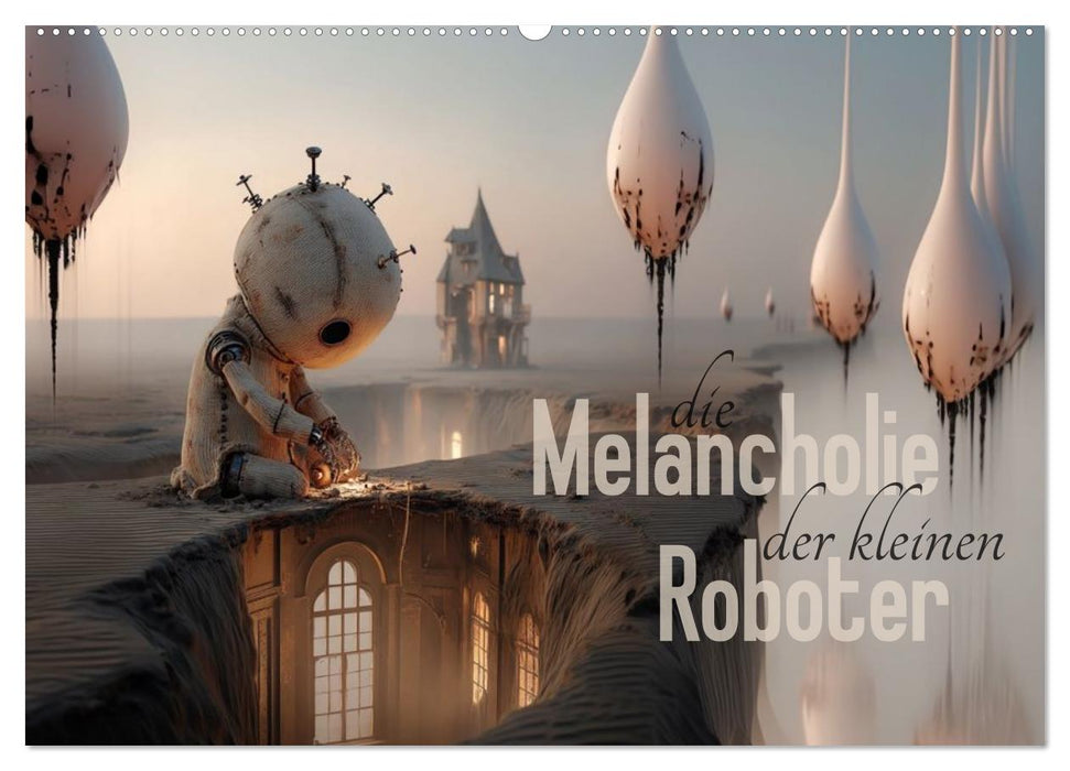 Die Melancholie der kleinen Roboter (CALVENDO Wandkalender 2026)