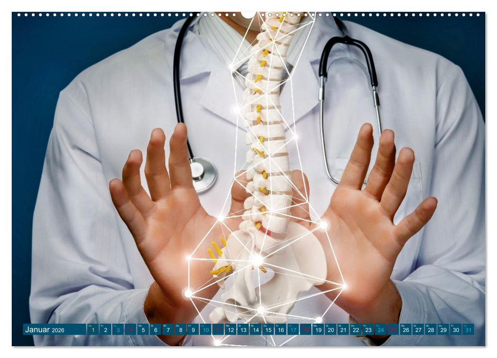 Chiropraktik - mit den Händen behandeln (CALVENDO Premium Wandkalender 2026)