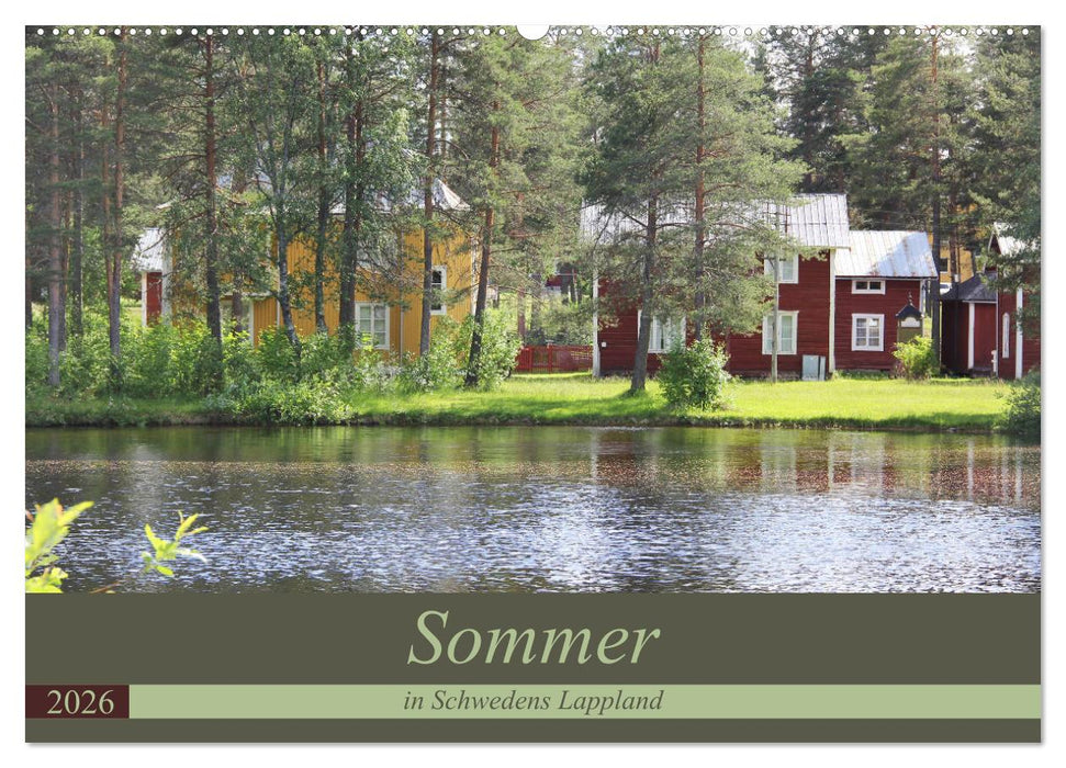 Sommer in Schwedens Lappland (CALVENDO Wandkalender 2026)