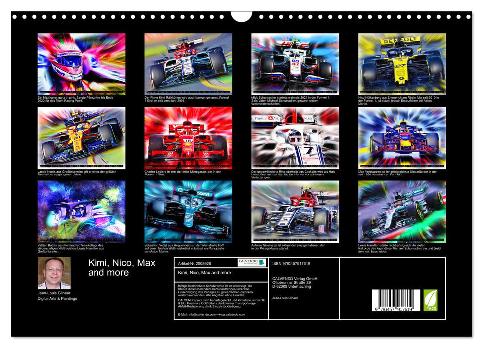 Kimi, Nico, Max and more (CALVENDO Wandkalender 2026)