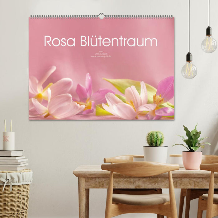 Rosa Blütentraum (CALVENDO Wandkalender 2026)