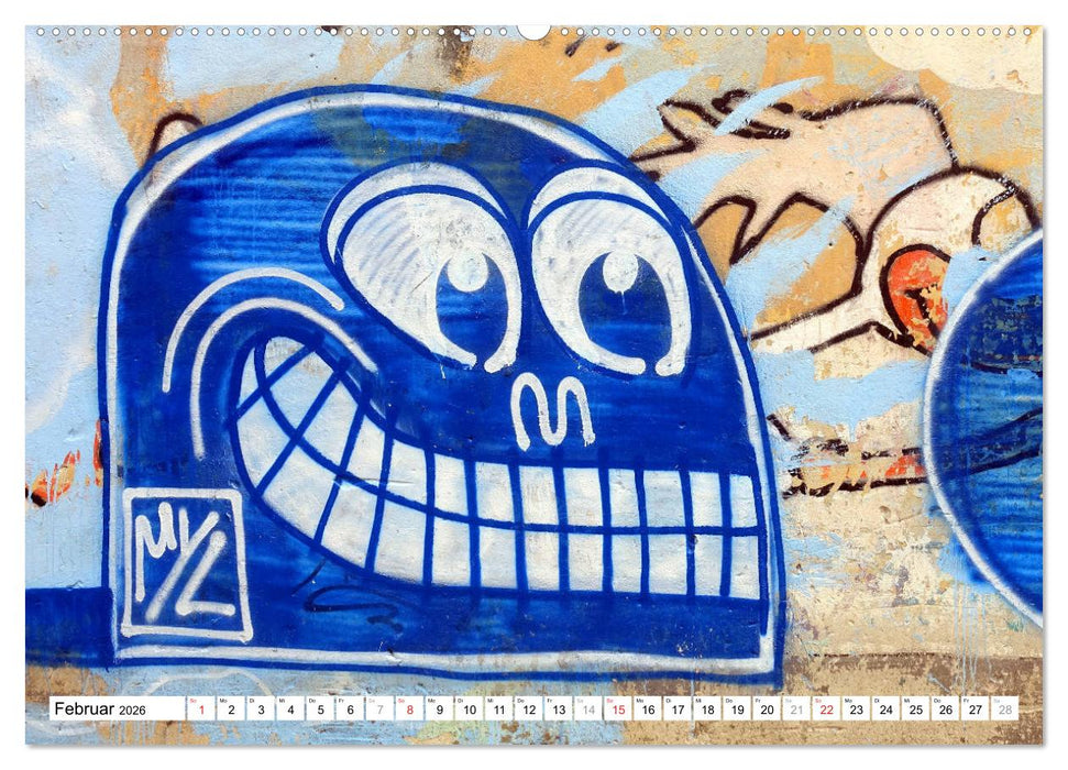 Gesichter Kubas - Havanna Graffiti (CALVENDO Wandkalender 2026)