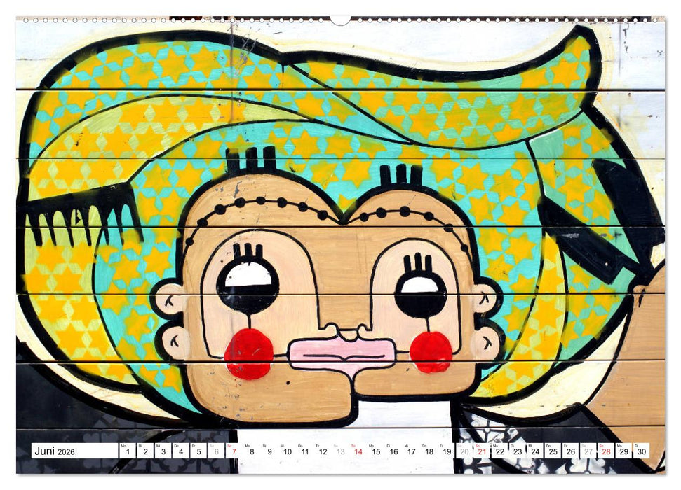 Gesichter Kubas - Havanna Graffiti (CALVENDO Wandkalender 2026)