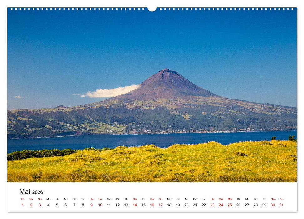 Azoren - Inseln im Atlantik (CALVENDO Wandkalender 2026)
