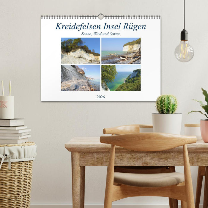 Kreidefelsen Insel Rügen - Sonne, Wind und Ostsee (CALVENDO Wandkalender 2026)