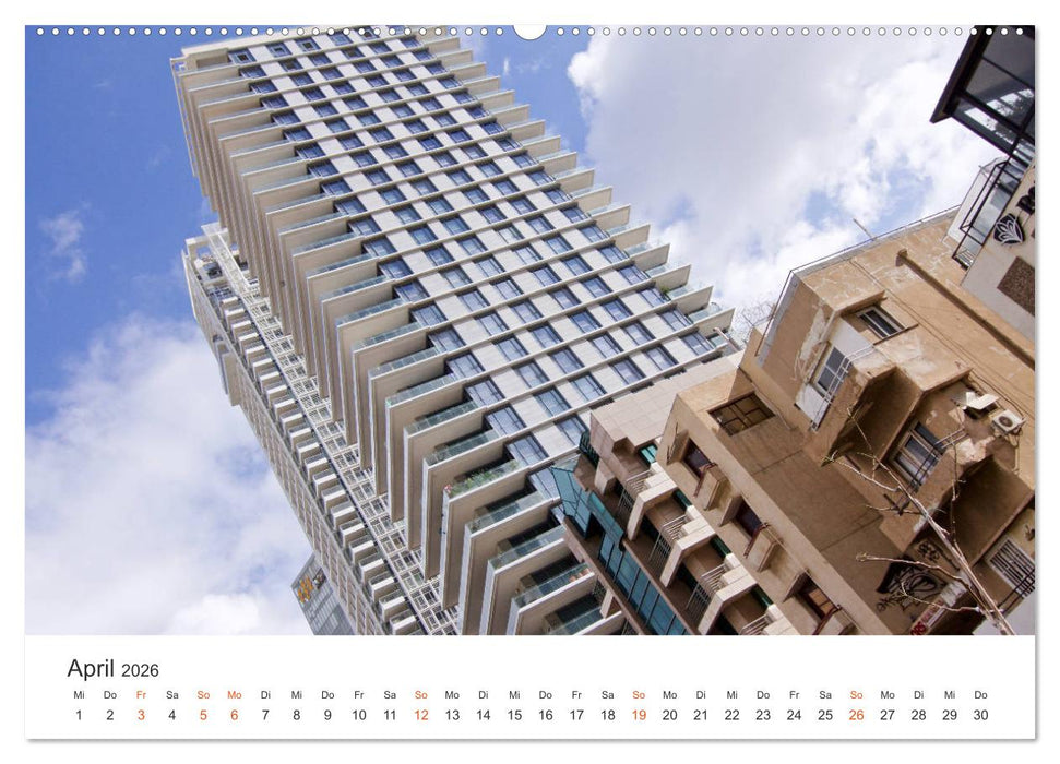 TEL AVIV Fassaden (CALVENDO Wandkalender 2026)