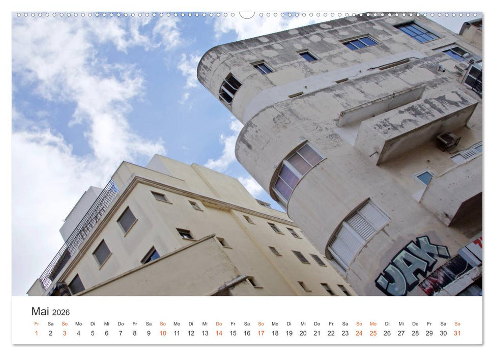 TEL AVIV Fassaden (CALVENDO Wandkalender 2026)