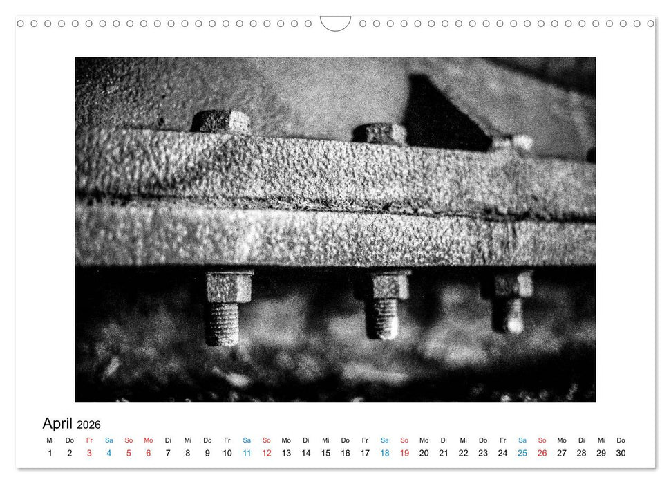 Die große Stille – Industriekultur im Revier (CALVENDO Wandkalender 2026)