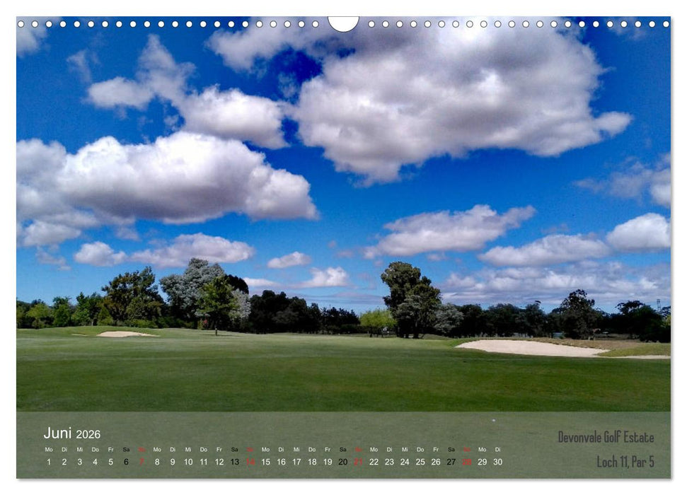 Golfplätze Kapstadt - Cape Winelands und Overberg (CALVENDO Wandkalender 2026)