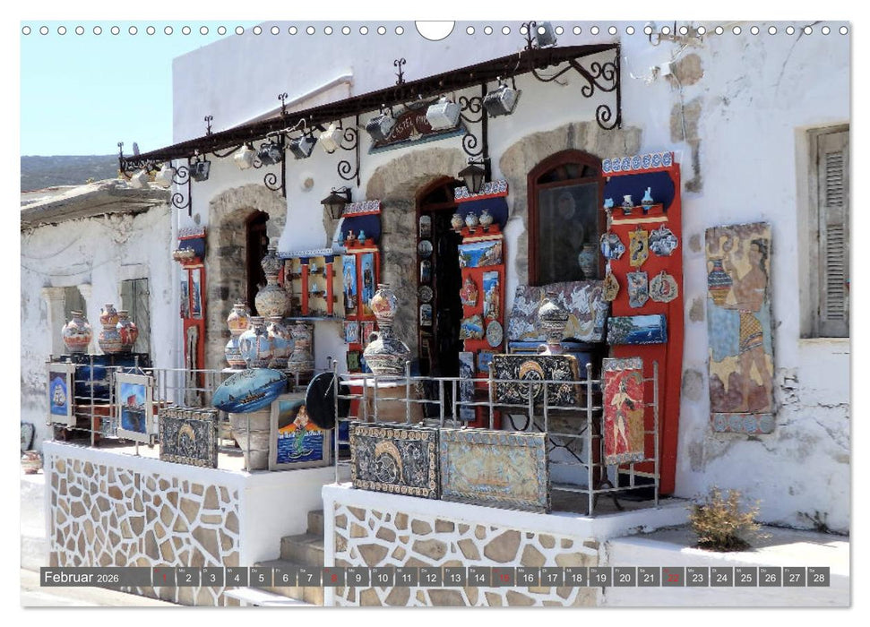 Kreta Pur - Eine Bilderreise für die Sinne (CALVENDO Wandkalender 2026)
