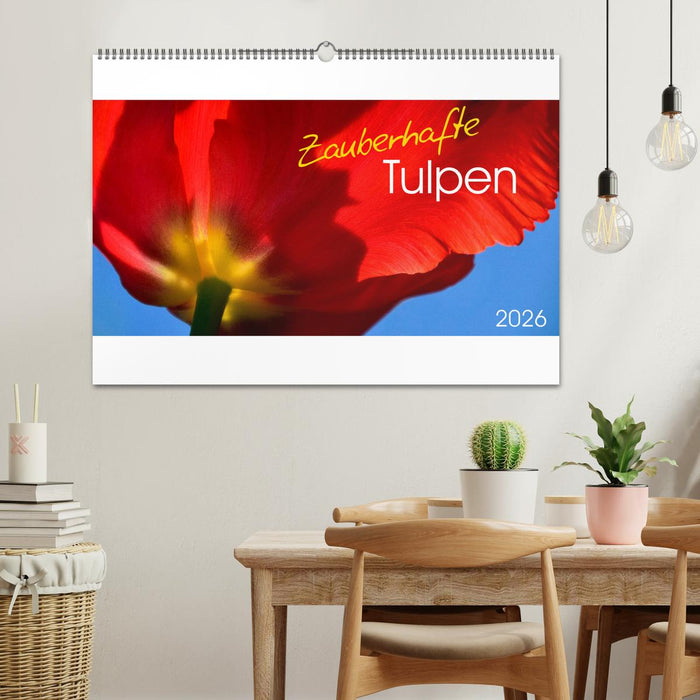 Zauberhafte Tulpen (CALVENDO Wandkalender 2026)