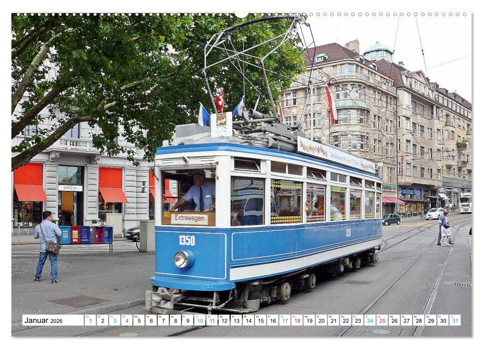 Tram historisch (CALVENDO Wandkalender 2026)